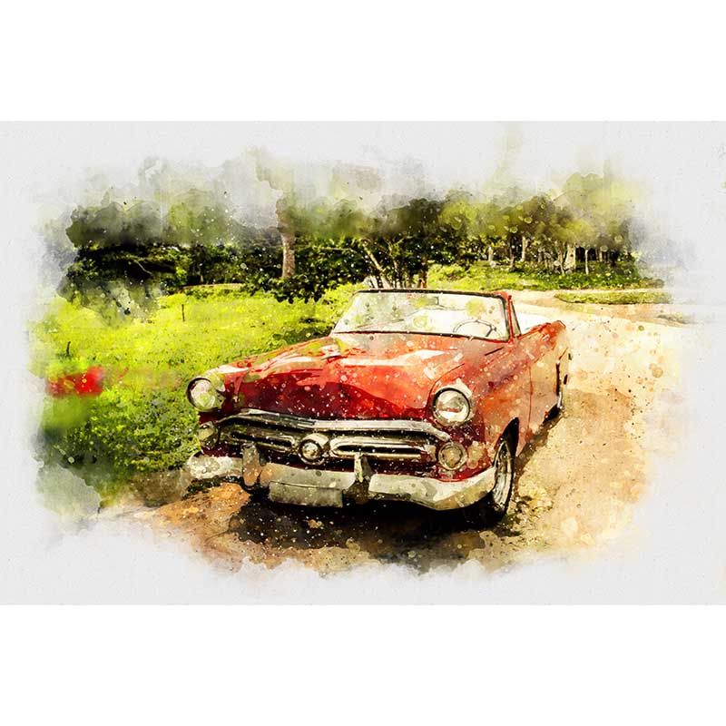 Modern Transportation Wallpaper Mural for Boys' Bedroom, Made to Measure