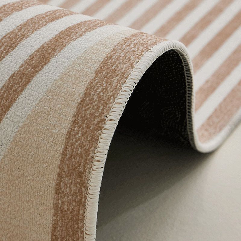 Casual Colorblock Rug Morandi Color Area Rug Polyester Easy Care Carpet for Living Room