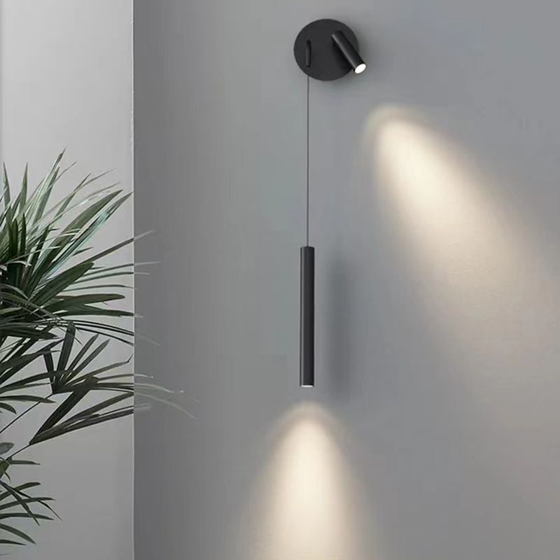 Modernist Wall Light Fixture Metal Reading Sconce Light for Bedroom