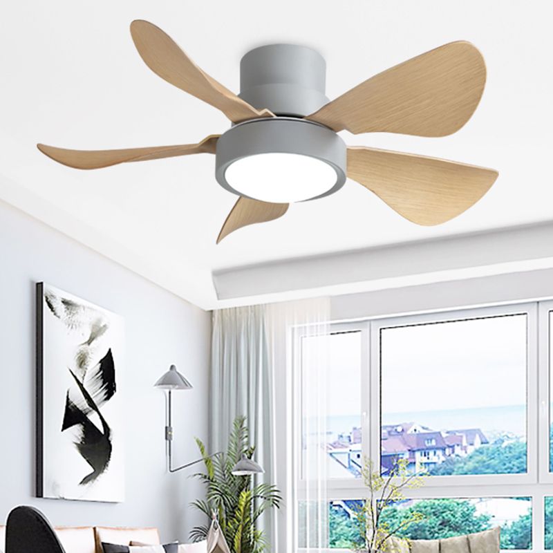 Ceiling Fan Light Simple-Style LED Metal Ceiling Flush Mount Light