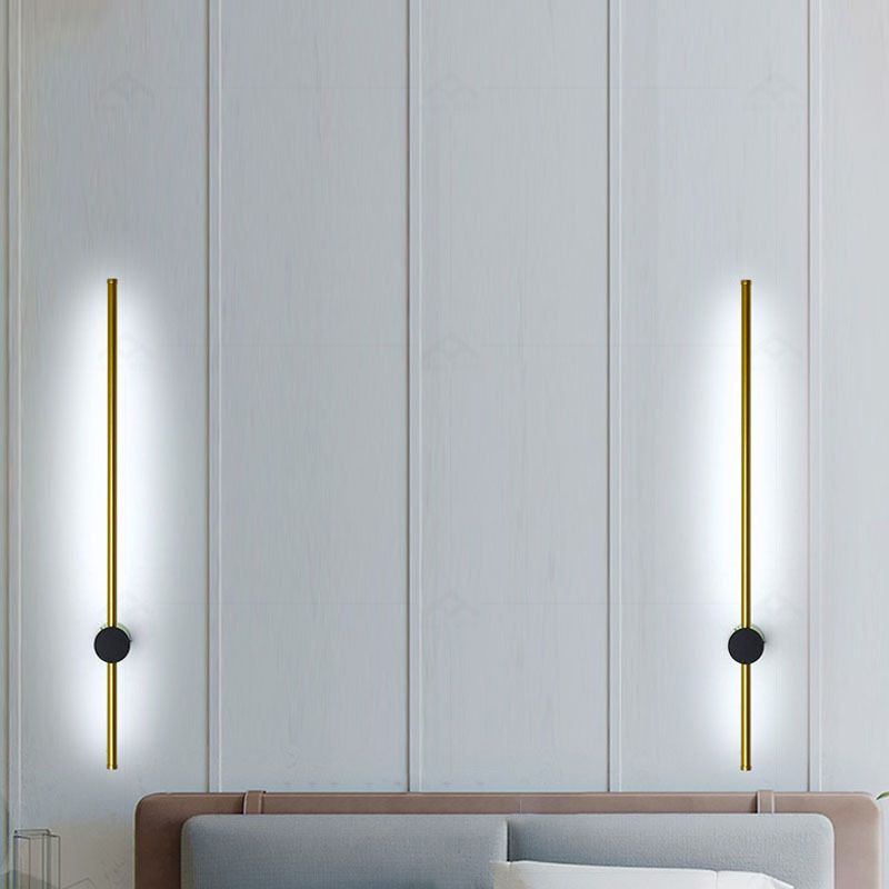 Lampade a parete lineare in alluminio semplice design semplice stile a led lampade a LED