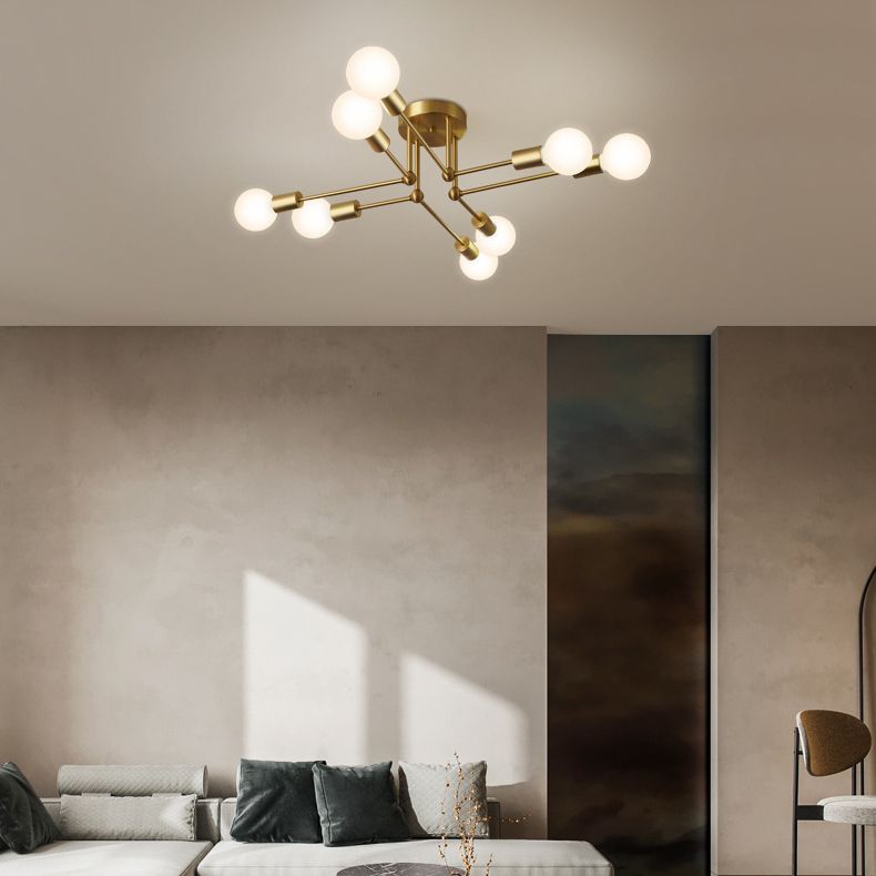 Metal Flush Mount Modern Style Flush Mount Lighting for Hallway