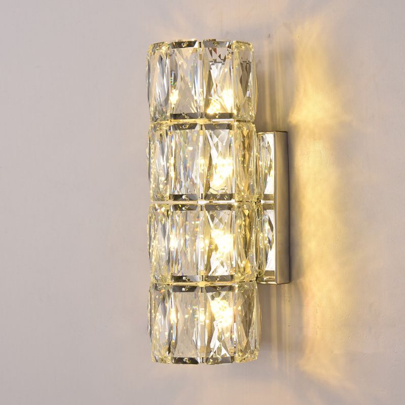 Post-Modern Wall Sconce Crystal Wall Light Fixture for Hallway