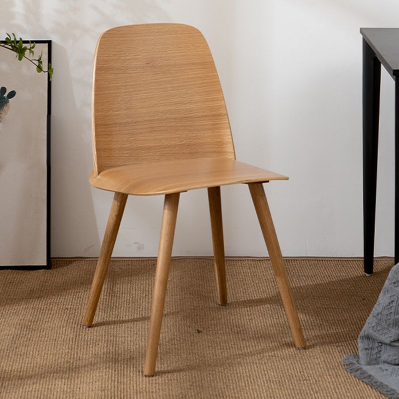 Solid Wood Dining Accent Chair Contemporary Dining Side Chair