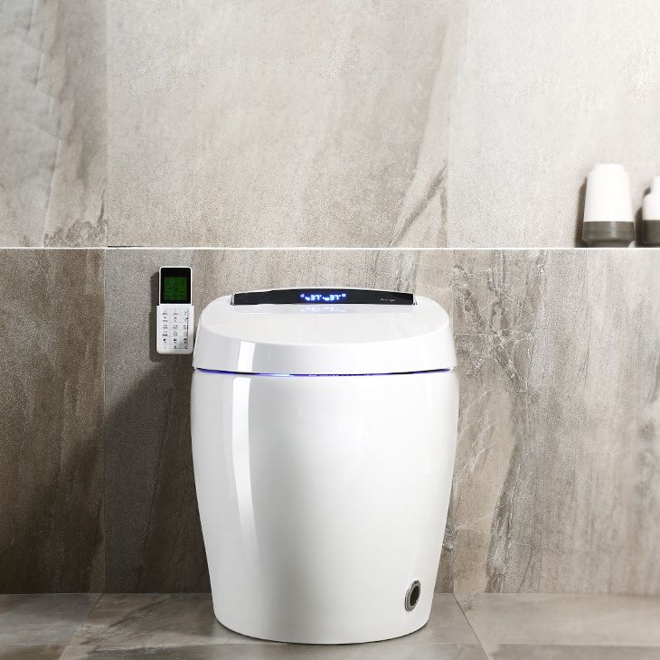 All-In-One Porcelain Toilet Bowl Porcelain Siphon Jet Flush Toilet