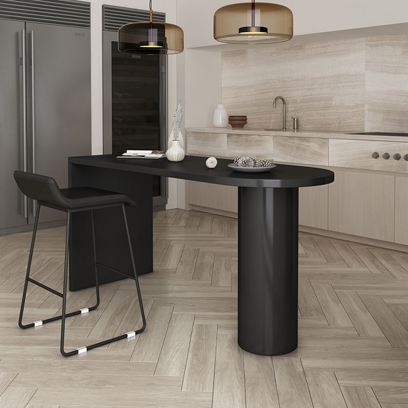 Solid Wood Contemporary Free Form Dining Table Pine Wood Table for Dining Room