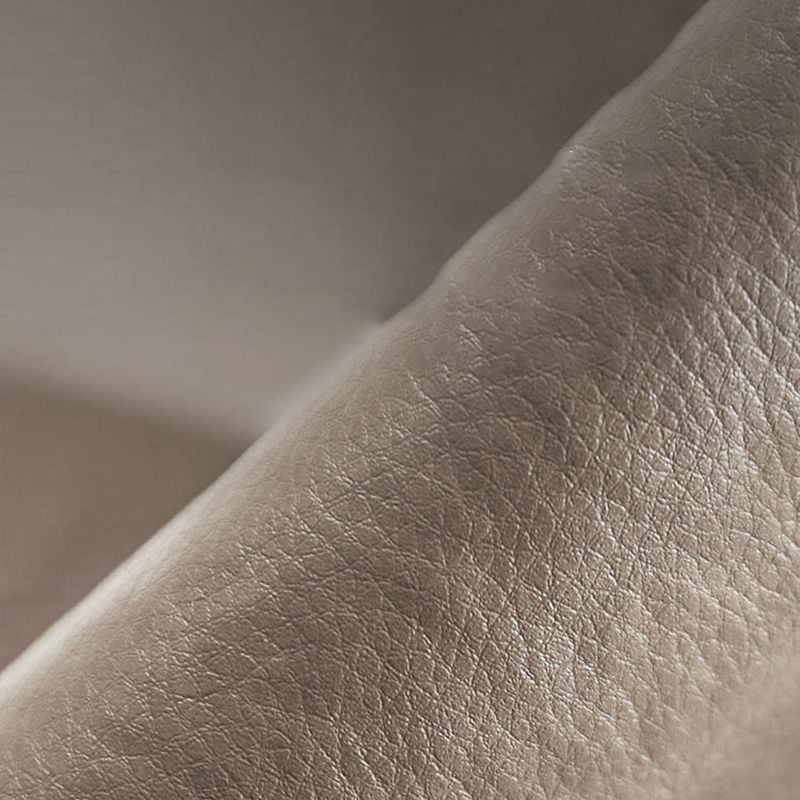 Scandinavian Faux Leather Sleeper Sloped Arm Sofa Bed in Pink