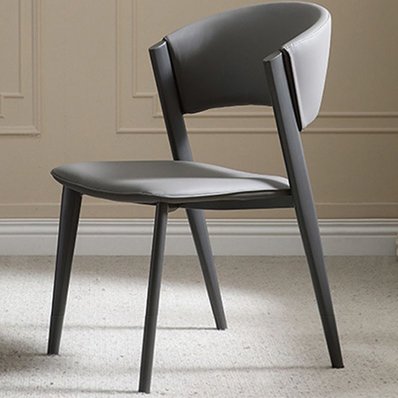 Contemporary Kitchen Dining Chairs Open Back Dining Side Chair
