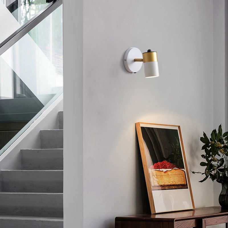 Modern Style Wall Lamp Aluminum Shade Wall Sconce Lighting for Bedroom