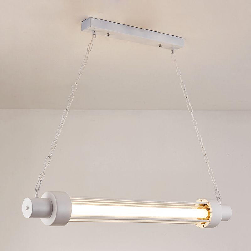 Luci a sospensione di pendente lineare Luci dell'isola Cenda contemporanea per l'isola della cucina