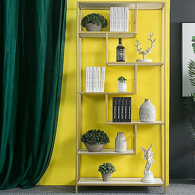 Etagere Modern Style Bookcase Metal Bookshelf for Home Office