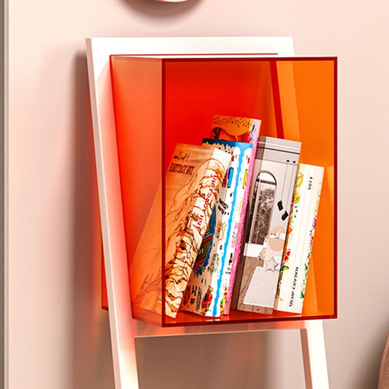 Contemporary Geometric Bookshelf Acrylic Bookshelf,11.8"L x 9.4"W x 35.4"H