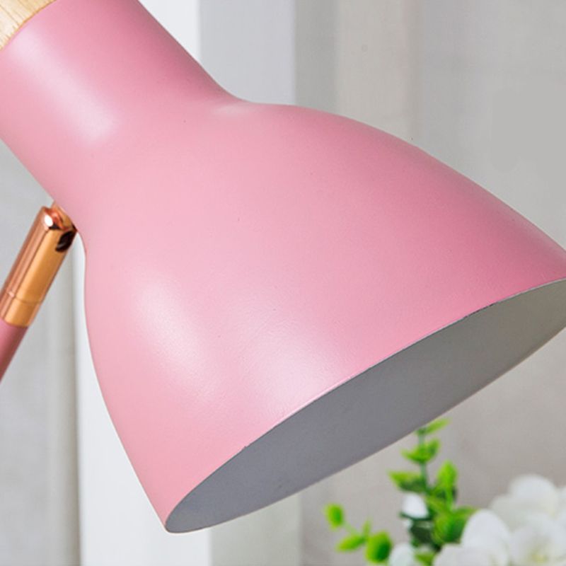 Lampada da tavolo rotonda in stile moderno in stile metallo a 1 luce da tavolo