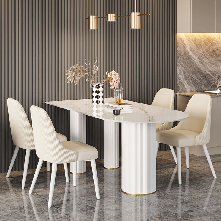 Free Form Stone Dining Table Modern Dining Table for Kitchen