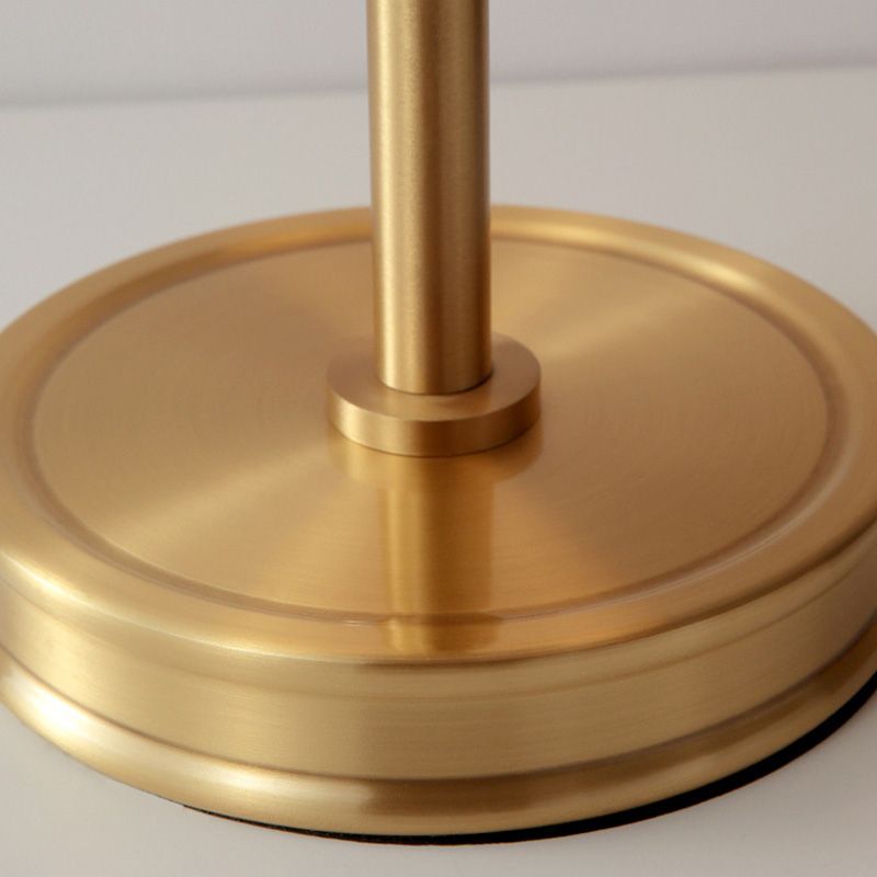 Taps toelopende vorm stof opstaan lamp klassiek 1-licht woonkamer verstelbaar vloerlicht in goud