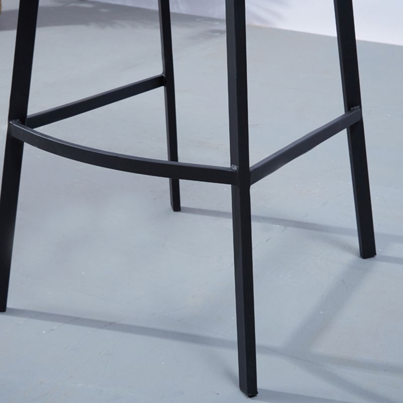 Pu de cuero taburetes de la sala de estar industrial Bar y contrarrabastamiento