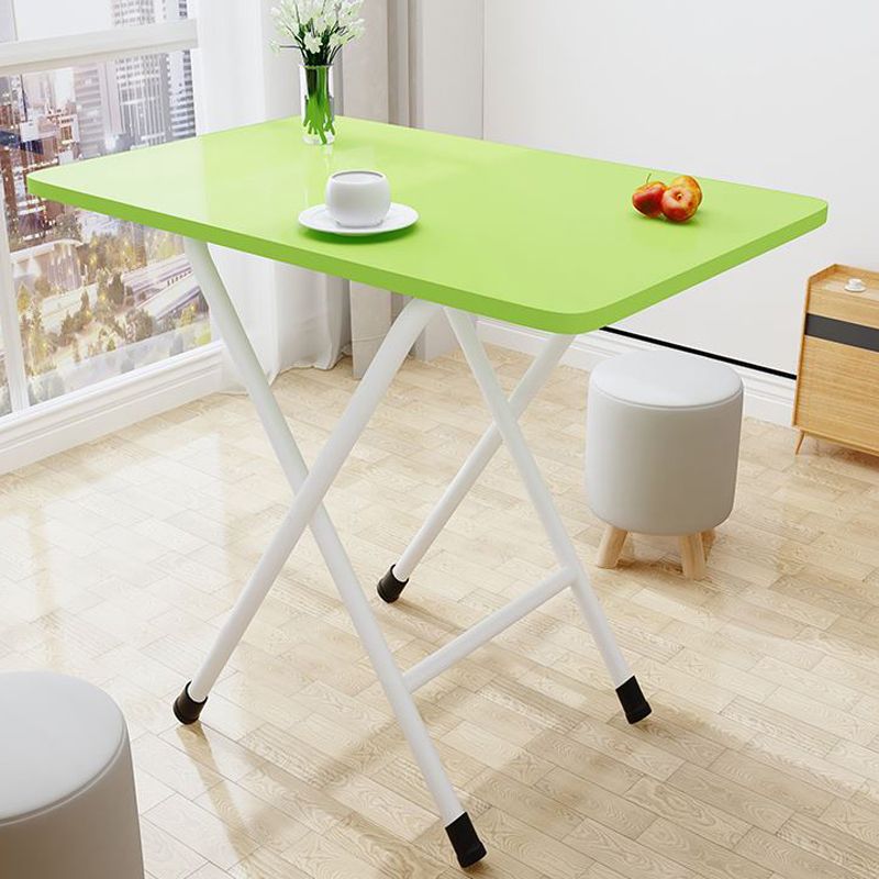 Modern Rectangle Folding Table 31.5"L Wooden Home Dining Room Table