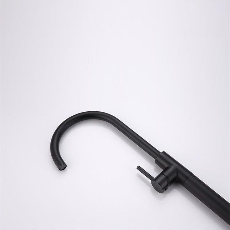 Modern Floor Mounted High Arc Freestanding Tub Filler Metal Freestanding Tub Filler Trim