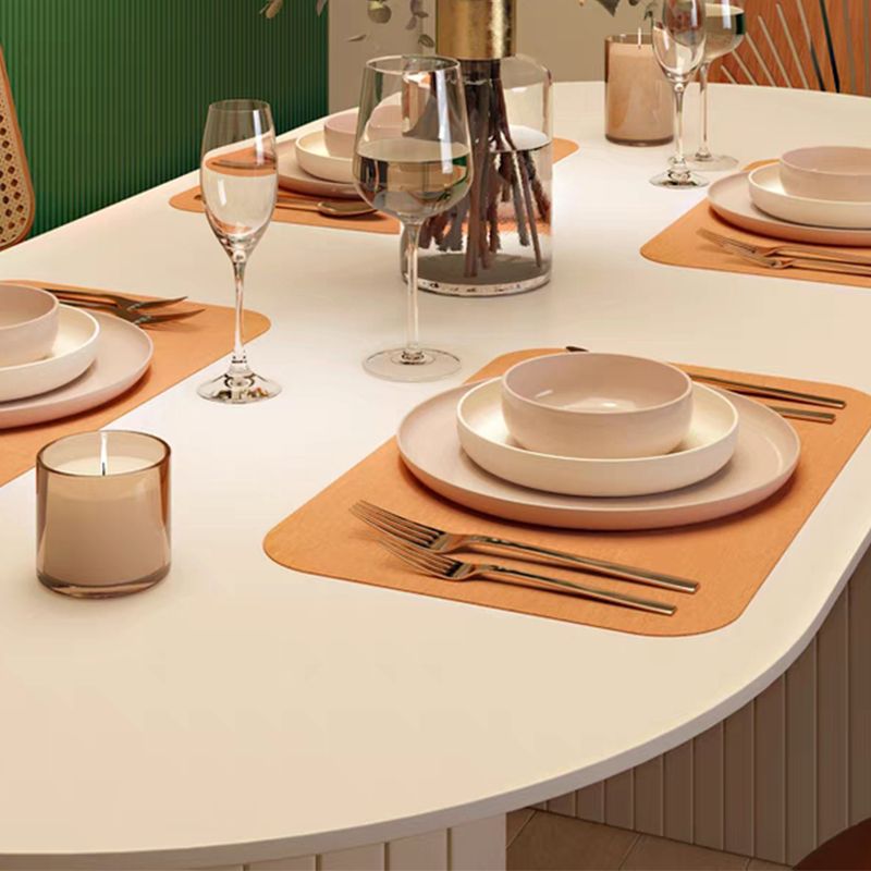 Mesa de comedor ovalado de madera de pino mesa ovalada de madera para comedor para comedor