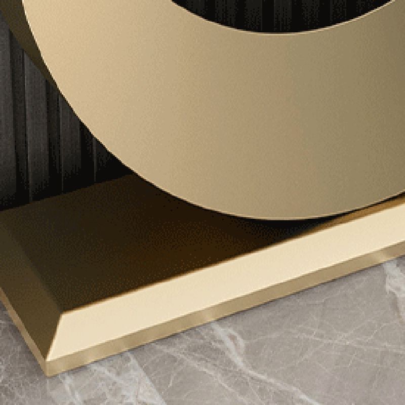 Stain Resistant Slate/metal Glam Abstract Console Table for Hall