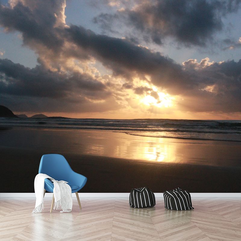 Deep Sea Minimalist Wall Art for Sleeping Room Water Resistant Home Decor