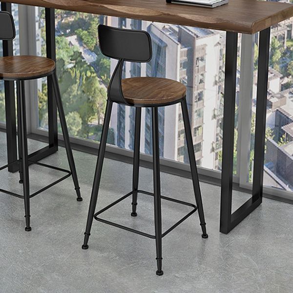 Industrial Solid Wood Bar Table Rectangle Bar Dining Room Table