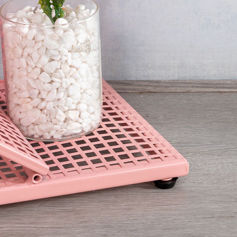 Scandinavian Metal Bookshelf Standard Closed Back Bookcase with Shelves