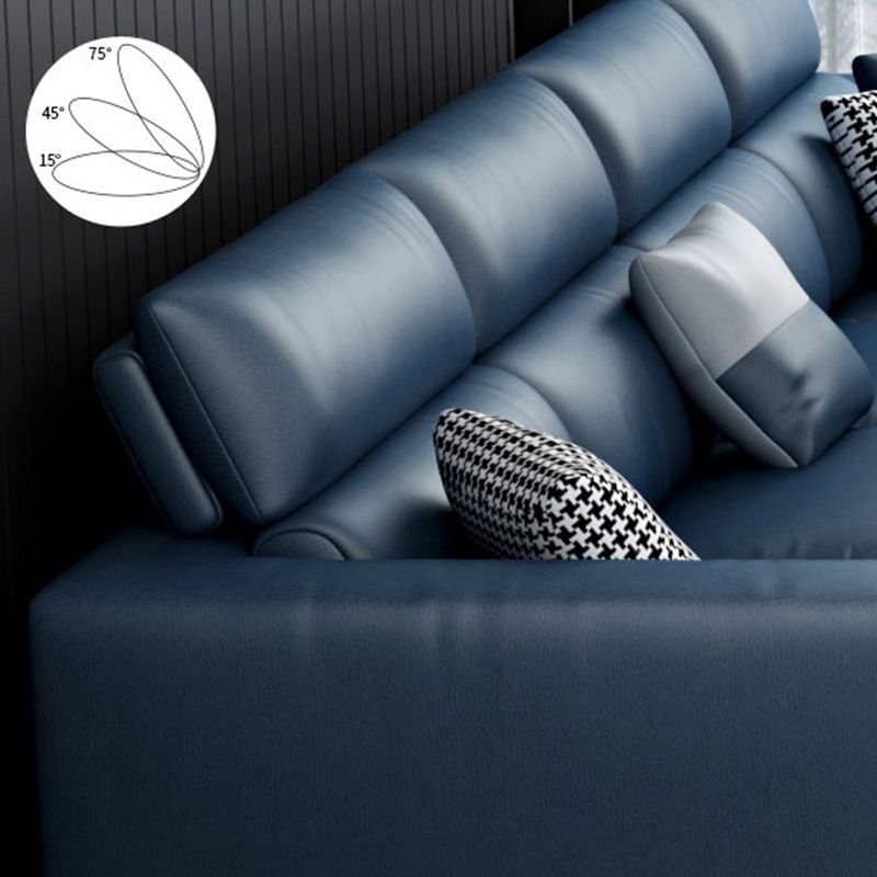 Adjustable Sectional 35.43" H Stain Resistant Square Arm Sectional