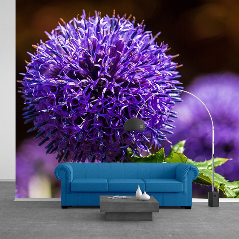 Various Plants Wall Decor Personalized Size Mural for Sititng Room, Waterproofing