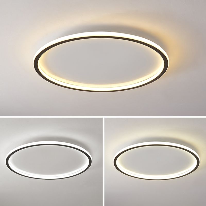 Moderne Flush Mount Light Armaturen Acryl 1 Licht Flush Light Fixtures