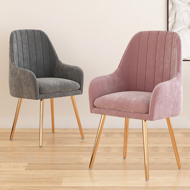 Silla de comedor tapizada de estilo escandinavo, silla de comedor individual con respaldo sólido para el hogar