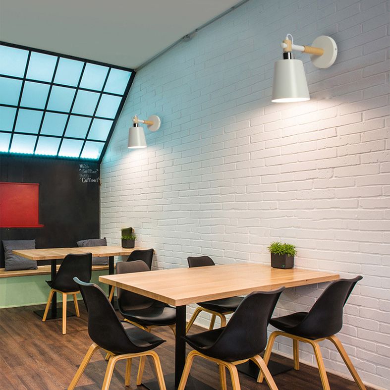 Adquisición de iluminación de pared en forma de cono de metal de estilo Minimalista de pared de estilo montado en la pared