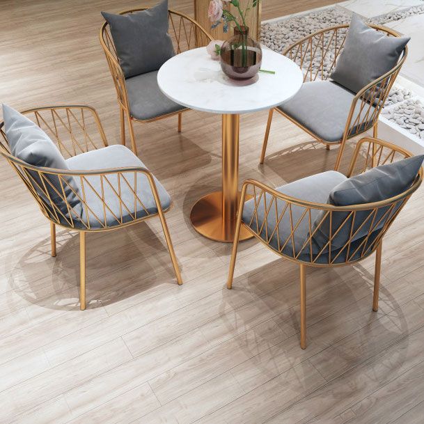 Muebles de lujo tradicionales para el hogar, mesa de mármol para comedor, hogar