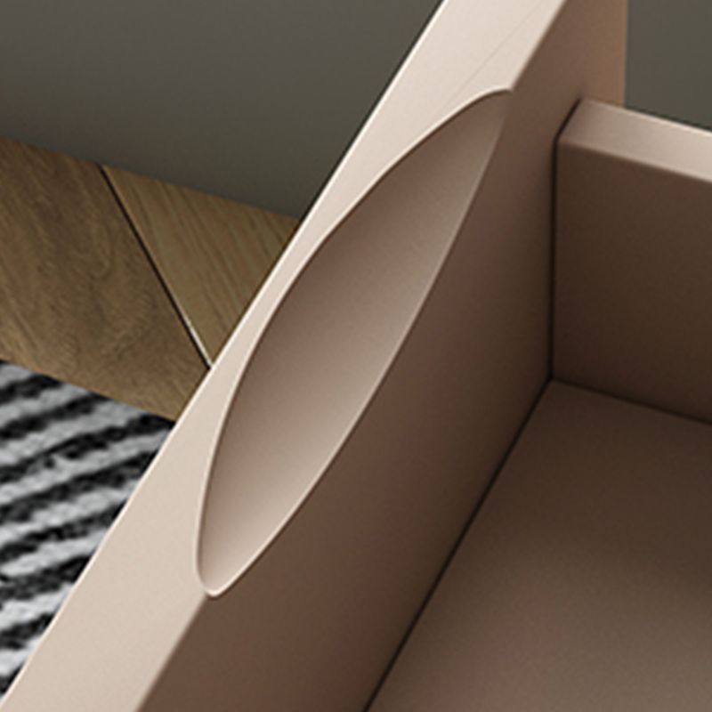 Modern Wooden Vanity Set with Stool for Living Room 31.5" High