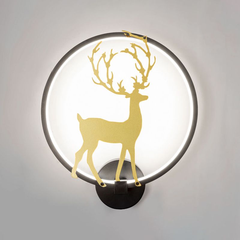 Kids Style Unique Shape Wall Light Metal 1 Light Wall Mounted Light Fixture