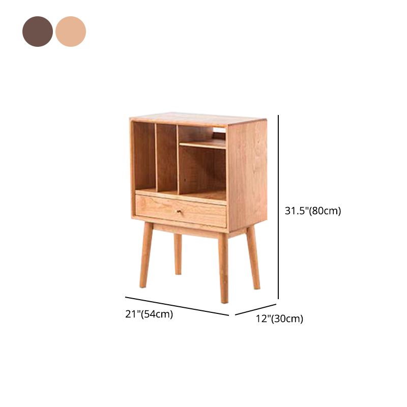 Contemporary Style Bookshelf Closed Back Bookcase for Office and Study Room