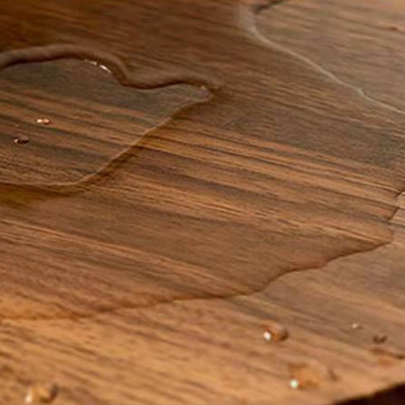 Modern Wood Coffee Table Four-Leg Accent Table in White/Brown/Black