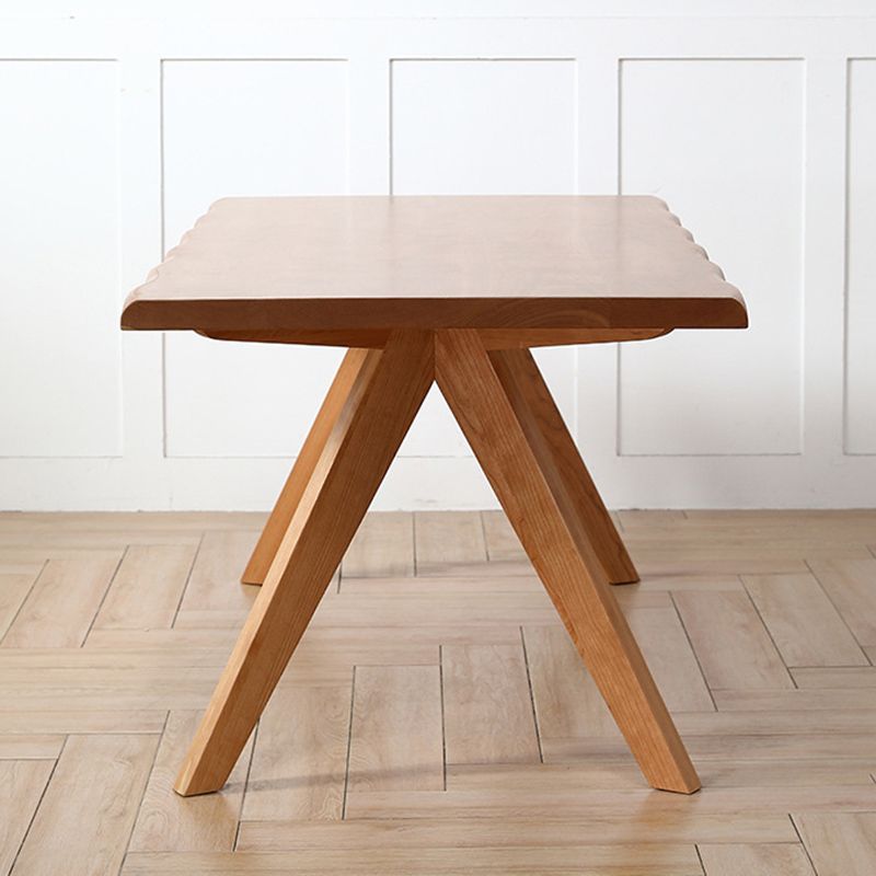 Dining Room Dinner Kitchen Table Solid Wood Rectangle Dining Table