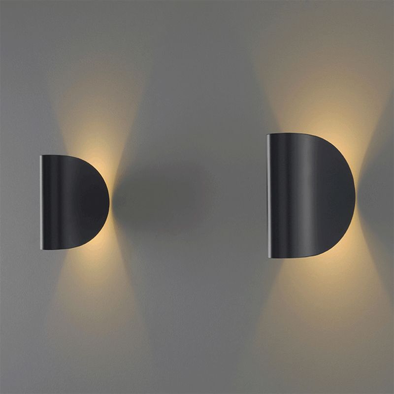 Minimalist Swivel Wall Sconce Macaron Curve Wall Light Fixture