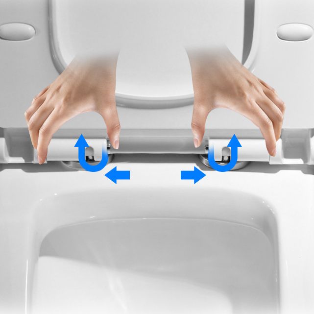 Skirted Traditional Toilet Floor Mount One-Piece Toilet with Slow Close Seat