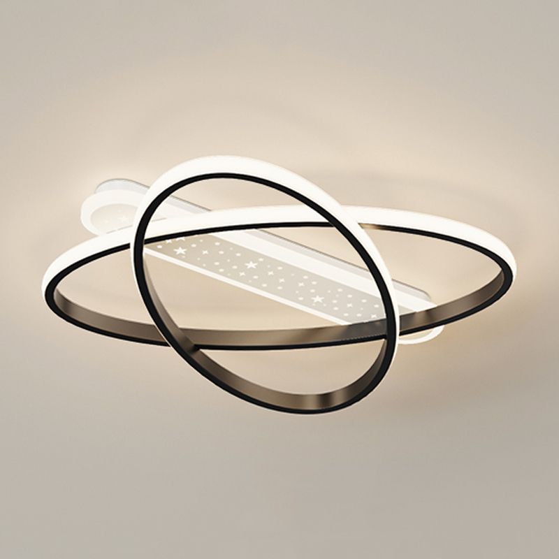 Techos De Forma Lineal Accesorios De Luz De Techo De Metal De Estilo Moderno 3