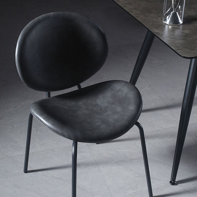 Contemporary Style Side Chair Leather Dining Chair for Dining Room