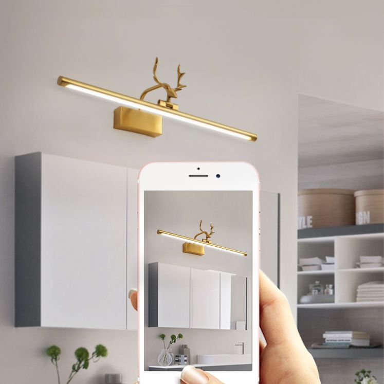 Metall Waschtisch Wandlampe Lampengeweih moderne Leuchtenleuchte für Badezimmer