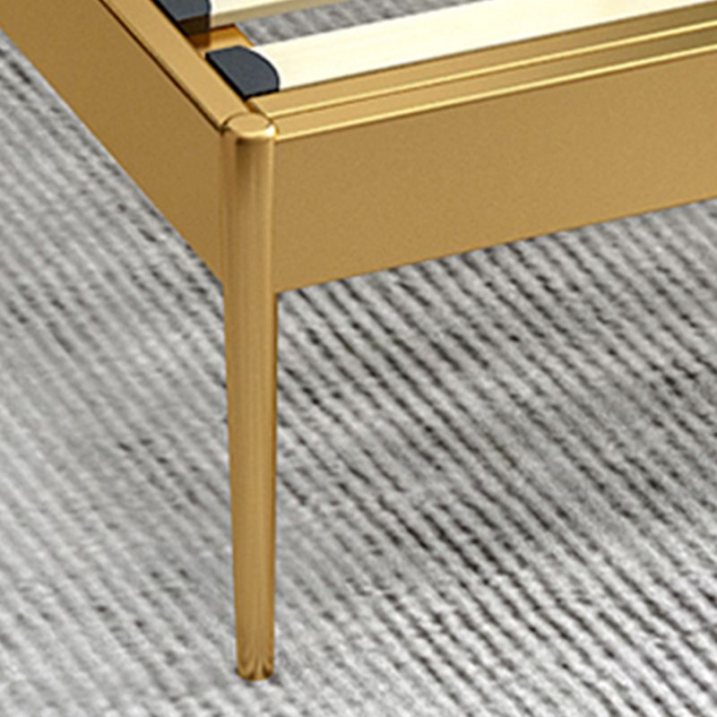 Metal Low Profile Bed Frame 43.31-inch H Wire-Grid Bed with Headboard