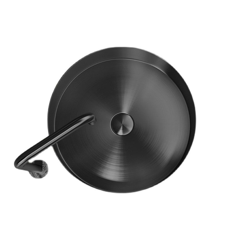 Metal Trough Sink Solid Color Bathroom Sink with Pop-Up Drain