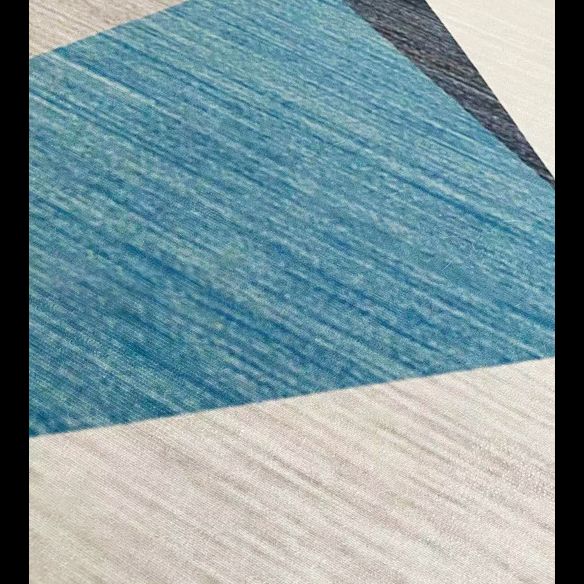 Funky Watercolor Area Rug Individuality Modern Living Room Rug Polyester Non-Slip Backing Indoor Carpet