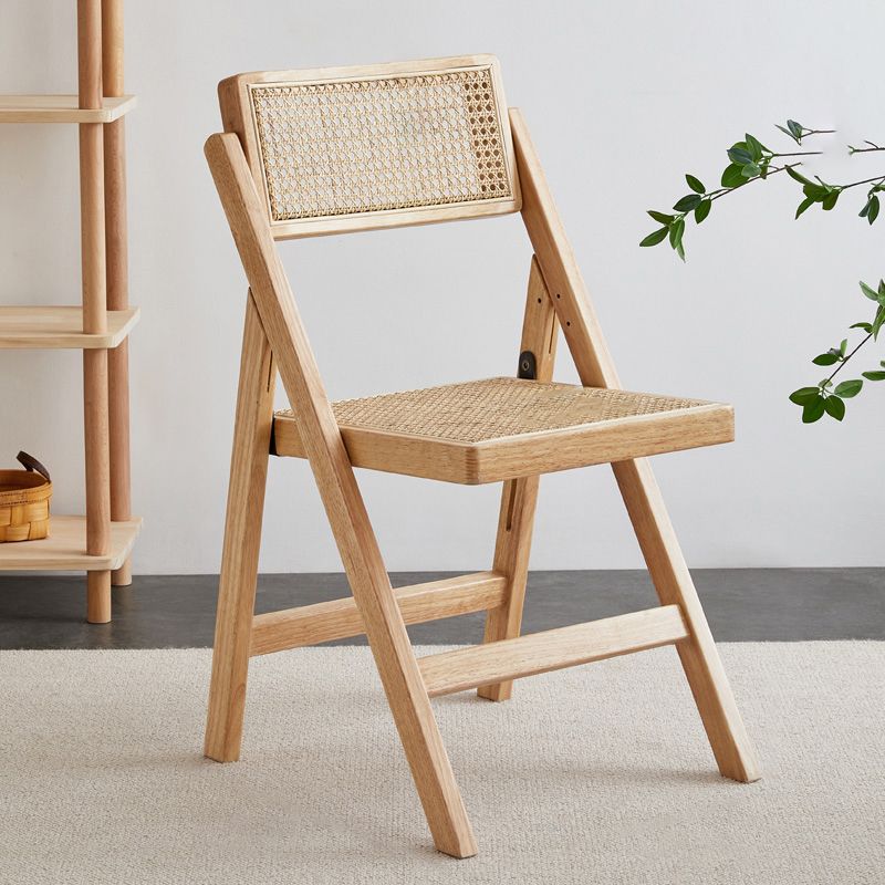 Folding Outdoors Modern Rattan Dining Chairs Patio Dining Chair