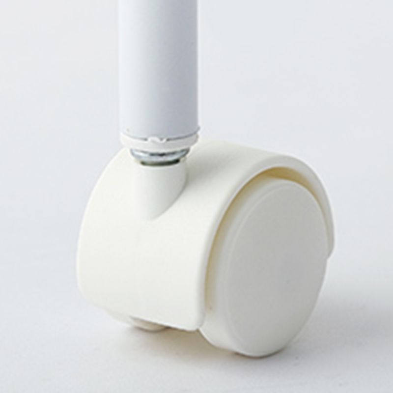 Schwarz -Weiß -Industrie -Bücherregal Etagere Bücherregal mit Zaubererrädern