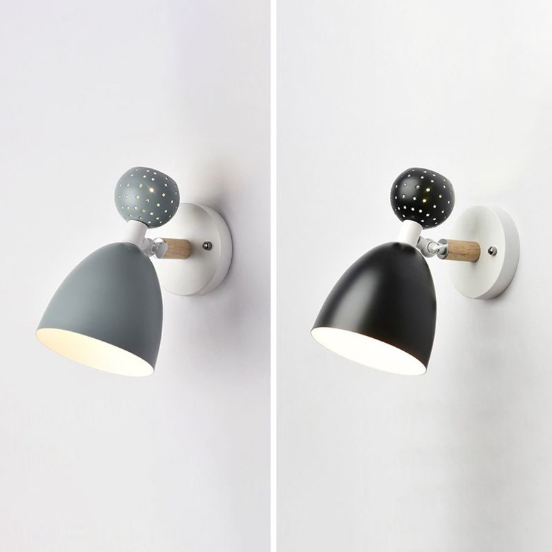 Mur en métal de style nordique clair