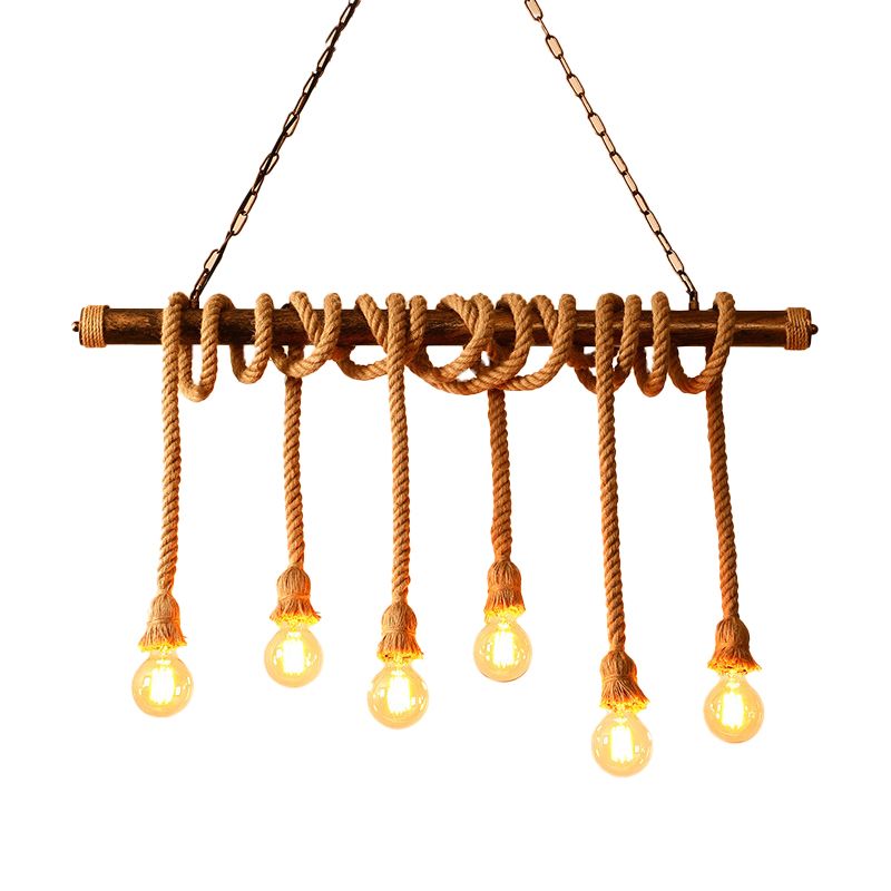 Simple Hanging Island Light Industrial Hanging Lighting Fixture for Dining Room